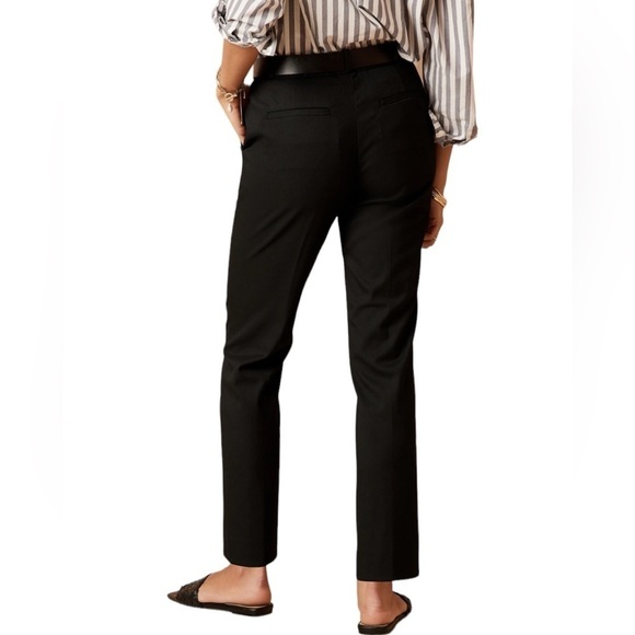 Banana Republic Black Ryan Straight Leg Cuffed Essential Suit Pant Trouser - Picture 2 of 9
